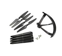 HUVNEXA 1 set 4 pezzi eliche di protezione for carrello atterraggio, for MJX B3 Bugs 3 Brushless RC Quadcopter Drone Elica per droni(Schwarz)
