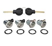 HUVNEXA 1 Set cilindro serratura porta sinistra destra Set 2 chiavi, for Citroen, Berlingo Xsara Picasso, for Peugeot, for Partner, 1996-2007 9170G3 252522 Cerniera per portiera auto(2 LEFT 2 RIGHT)