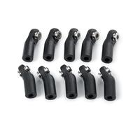 HUVNEXA 10 Pz M4 ABS Rod End Collegamento dello Sterzo Sfere Connettore | Testa Comune 1/10 RC Crawler Modello di Auto Giocattolo Parti FAI DA TE