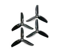 HUVNEXA 2 paia DP3X4X3 3 pale 3 pollici policarbonato POPO CW CCW elica RC Racing Drone pezzo di ricambio modello FPV Elica per droni(2Pairs Black)