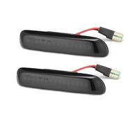 HUVNEXA 2 Pezzi di indicatore Laterale dinamico Lampeggiante 12V indicatore di direzione della Lampada for Auto, for, 3er E46 Touring Limo Cabriolet Indicatore di direzione