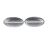 HUVNEXA 2 Pezzi Dinamici Indicatori di Posizione Laterali Indicatori di direzione Lampada Ripetitore Laterale, for Subaru, Impreza WRX STI Forest 2008-2019 Indicatore di direzione(Clear)