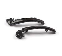 HUVNEXA 2 Pezzi Lampada Che scorre Guscio annerito specchietto retrovisore luci Laterali indicatori di direzione dinamici Lampeggiante, for Jaguar, XE XF XJ XK XKR Indicatore di direzione