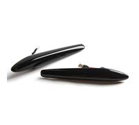 HUVNEXA 2 Pezzi Luce Streamer Laterale 12V Luce di Posizione Laterale Lampada for Auto indicatori di direzione dinamici luci, for Alfa Romeo, Boera Spider 159 Typ 939 Indicatore di direzione(Schwarz)