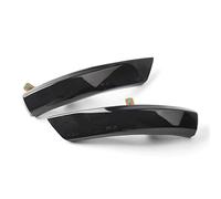HUVNEXA 2 pz Indicatore di direzione dinamico Indicatore specchietto Laterale Lampada Lampeggiante sequenziale Guscio Affumicato Luce Blu, for Ford, for Focus, for Mondeo, Indicatore di direzione