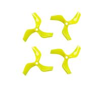HUVNEXA 24 pezzi/12 paia 75mm Eliche canalizzate PC Elica a 3 pale CW CCW 1408-1808 Motore Cinewhoop RC FPV Racing Drone 5mm Elica per droni(Yellow)