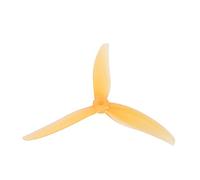 HUVNEXA 24 pezzi/12 paia di eliche a 3 pale for PC Props Racing FPV Drone F3S F4S Freestyle 5.1x3x3 4 .1x3.6x3 Elica per droni(F4S Mango Yellow)