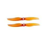 HUVNEXA 24 pezzi/12 paia di eliche da 5 pollici a 2 pale CW CCW for elicottero RC LR5126-2 FPV Elica per droni(Orange)