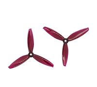 HUVNEXA 24 pezzi/12 paia elica Windancer a 3 pale FPV Racing Drone Freestyle T5043C 5x4, pollici PC Elica per droni(12pairCrystal Purple)