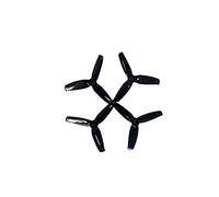 HUVNEXA 2Pairs3X5.2X3 3-Blade PC Elica RC FPV Racing Freestyle 3 pollici Stuzzicadenti Cinewhoop Canalizzato Droni Parti Elica per droni(2Pairs Black)