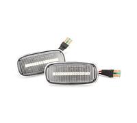 HUVNEXA 2X Indicatore Laterale dinamico Indicatore di direzione Luce Lampeggiante sequenziale, for, A2 A3 8L A4 B5 A8 4D A6 4B C5 TT 8N 8N0 949 127A Indicatore di direzione(Transparent Shell)
