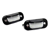 HUVNEXA 2x LED Luce Targa Bianco Canbus, for 80 90 B3 B4 100 A6 S6 C4 Cabriolet V8 Luce targa auto