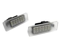 HUVNEXA 2x LED Luce Targa Bianco Canbus, for Clio V Espace V Koleos II Megane IV Scenic IV Talisman Master III Movano B 19+ GT-R R35 Luce targa auto