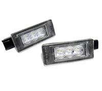 HUVNEXA 2x luce targa a LED bianca Canbus, for C3 III C4 II C4 Picasso II C5 III DS4 208 2008 308 II 3008 II 5008 II Luce targa auto