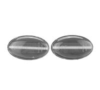 HUVNEXA 2X luci di Posizione Laterali dinamiche, indicatori di direzione, ripetitori Laterali, for Subaru, Impreza WRX STI Liberty Fores 2002-2007 Indicatore di direzione(Dynamic-Clear)