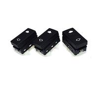 HUVNEXA 3 pezzi Interruttore alzacristalli elettrico Pulsante di controllo for auto, for BMW, E36 318i 318is 320i 325i 328i Z3 M3 1992-1998 (WSBW101) 61311387916 Interruttore per finestra