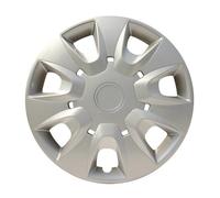 HUVNEXA 4 pezzi coprimozzo for auto cerchi da 12 pollici in ferro for, for Toyota, for accessori for Coprimozzo per ruota auto(Silver 4PC)