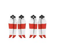 HUVNEXA 4 pezzi Elica, for DJI, for Mavic Air 2 Drone Lame pieghevoli a sgancio rapido 7238F Kit di eliche colorate ricambio Accessori Pale di ricambio per elica di droni(White Red)