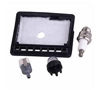 HUVNEXA 4 pezzi filtro aria carburante primer lampadina candela carb tuning kit, for Echo, for CS340 CS341 CS345 motoseghe WT-589 WT-589-1 Filtro aria per motosega