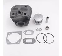 HUVNEXA 43mm 45mm 45.2mm Motosega Cilindro Pistone Gabbia Dell'ago Kit Guarnizioni Motosega A Benzina Pezzi di Ricambio 4500 45cc 5200 52cc 5800 58cc Pistone del cilindro della motosega(58cc 45.2MM)