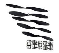 HUVNEXA 5 paia di eliche FT in nylon al carbonio nere CW CCW 8045 9047 1045 1147 1245 RC Quadcopter Elica per droni(1147)