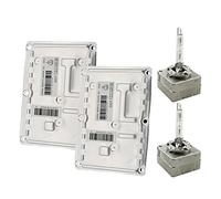 HUVNEXA ACCENDITORE ALIMENTATORE XENON 4pin 12V A4 S4 D1S D2S D2R OEM 3D0907391B 8E0907391A 89035113 3D0907391B 63126938561 3D090 LAD5GL Centralina fari allo xeno(2pcs-ballast-D1S)
