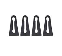 HUVNEXA Ammortizzatore for portiera for auto, fonoassorbente for, for VW, Touareg, 7L 7P 2003 2004 2005 2006 2007 2008 2009 2010-2018 ammortizzatore for Paracolpi per portiera auto(BLACK 4Pcs)