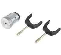 HUVNEXA Cilindro di blocco accensione con chiavi n. 2S61A3697AA - Gruppo blocco cilindro interruttore accensione auto - for Ford, for Transit Mk7 2006-2014, tono argento metallico - 1 set Blocco dell'