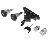 HUVNEXA Cilindro di blocco accensione con chiavi n. 6C1AV22050XB -, Transit Mk7 2006-2011, tono argento metallico - 1 set Blocco dell'interruttore di accensione
