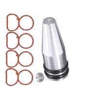 HUVNEXA collettore di aspirazione olio alette di turbolenza eliminazione tappo di rimozione vuoto con guarnizioni, for BMW, 2.0 N47 lega di alluminio 22 mm Guarnizione Di Aspirazione Del Motore