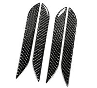 HUVNEXA Copri maniglia esterna per porta auto, per Modello S 2014-2019 4 pezzi Accessorio adesivo per rivestimento esterno in vera fibra di carbonio Autoadesivo per maniglia