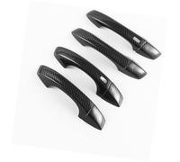 HUVNEXA Copri maniglia esterna per porta auto, per Octavia A7 2014-2019 Accessori per lo styling con adesivo laterale cromato in fibra di carbonio Autoadesivo per maniglia (Carbon 2 buttons)