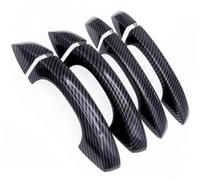 HUVNEXA Copri maniglia esterna per porta auto, per Vw, per Octavia A7, per Golf 7 2014-2018 4 pezzi Adesivo per cappuccio decorativo in fibra di carbonio ABS con rivestimento (Carbon Fiber)