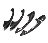 HUVNEXA Copri maniglia porta esterna per auto, per Mercedes-Benz Glc X253 2016-2019 Accessori per lo styling con guida a sinistra Adesivi in fibra di carbonio cromata Autoadesivo per (A)