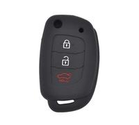 HUVNEXA Custodia in silicone for chiave auto a 3 pulsanti, telecomando senza chiave, for Hyundai, for Elantra, Tucson i40 i20 i10 iX35 iX45, Creta, Santa Fe H-1 Custodia per chiavi auto(Type 1)