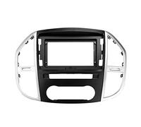 HUVNEXA Fascia for Auto da 10,1 Pollici, for Mercedes-Benz, Vito 3 W447 2014-2020 Doppio DIN Telaio for Auto Cruscotto Installa Kit di Rivestimento del Pannello di rimontaggio Fascia Stereo per Auto