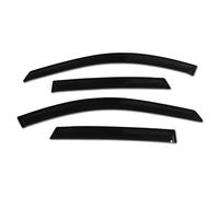 HUVNEXA Fumo Sole Pioggia Guard Vento Scudi Finestra Visiera Laterale Deflettore, for Kia, for Sorento 2010 2011 2012 2013 2014 2015 Deflettore d'aria per auto(Schwarz)