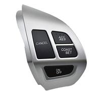 HUVNEXA Interruttore di controllo del volante multifunzione per auto, pulsante Cruise Switch, per Mitsubishi Asx 2007-2012 Pulsante di controllo audio(BLACK Right)
