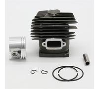 HUVNEXA Kit anelli elastici for pistone anello pistone cilindro 52mm Parti di ricambio for motore motosega a gas, for STIHL, MS382 MS 382 Pistone del cilindro della motosega