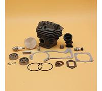 HUVNEXA Kit candela di accensione con guarnizione dell'olio del pistone del cilindro da 50 mm, for STIHL, parti di ricambio for motosega da giardino 044 MS440 Cilindro per tosaerba