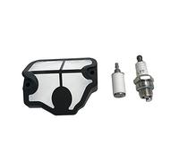 HUVNEXA Kit candela filtro aria carburante, for Husqvarna, for 41 36 136 136LE 137 137E 141 141LE 142 142E PARTI motosega 530029811 Filtro aria per motosega
