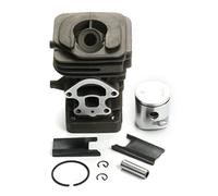HUVNEXA Kit cilindro 39mm, for motosega HUS 235 236 236E 240 240E Cilindro Pistone Anelli Perno Clip Gruppo Ricambio Motosega Cilindro per tosaerba