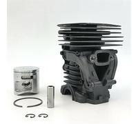 HUVNEXA Kit cilindro 44mm, for JONSERED, CS2245 CS2250 HUS 445 450 Motosega Cilindro Pistone Anello Clip Perno Gruppo Sostituzione Cilindro per tosaerba