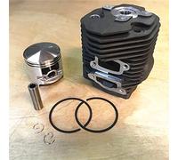 HUVNEXA Kit cilindro 58mm, for ST 075 076 TS750 TS760 Sega for taglio calcestruzzo Cilindro Pistone Anelli Set Perno Clip Gruppo Sostituzione Cilindro per tosaerba