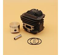 HUVNEXA Kit cilindro pistone 45mm, for Emak, for OLEO MAC, 952, for EFCO, ricambi for motosega da giardino 50082012 Cilindro per tosaerba
