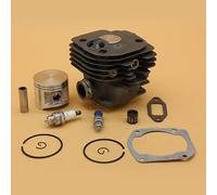HUVNEXA Kit cilindro pistone, for Husqvarna, 371 372 372XP 365 362, for JONSERED, 2171 2165 2163 2071 2065 2063 Parti for motosega da giardino Cilindro per tosaerba(H372 50MM)