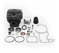 HUVNEXA Kit cuscinetto a sfere scanalate candela pistone cilindro 54mm 56mm, for pezzi di ricambio motosega da giardino STIHL, 066 MS660 Pistone del cilindro della motosega(54MM)