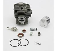 HUVNEXA Kit cuscinetto paraolio candela anello pistone cilindro, for motosega STIHL, MS261 MS 261 MS261C 1141 020 1200 pezzi di ricambio Pistone del cilindro della motosega