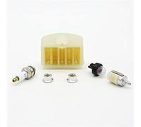 HUVNEXA Kit dadi barra lampadina primer candela filtro aria, for Husqvarna, for parti motosega 340 345 346 XP 350 353 537024003 Filtro aria per motosega