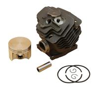HUVNEXA Kit di anelli elastici for perni di fissaggio del pistone del cilindro da 52 mm, for parti di utensili di ricambio for motore di motosega STIHL MS382 Cilindro per tosaerba